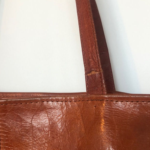 Leather tote from Egypt - Picture 8 of 10